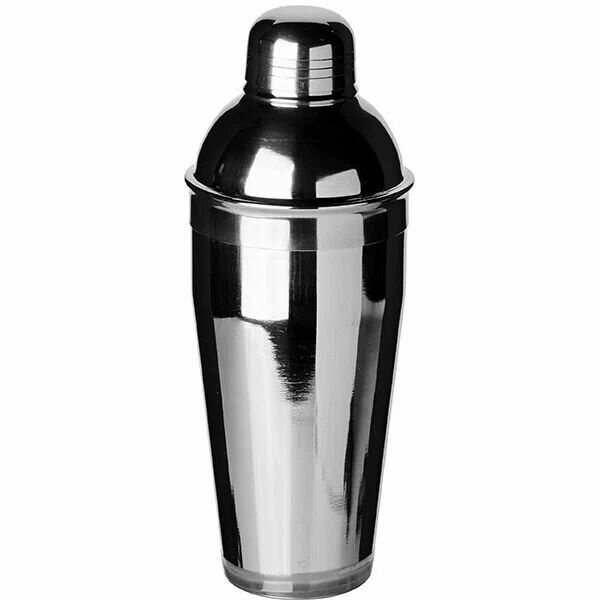 Шейкер европейский "Пробар"; сталь нерж;480мл; D78, H205мм; серебрист.