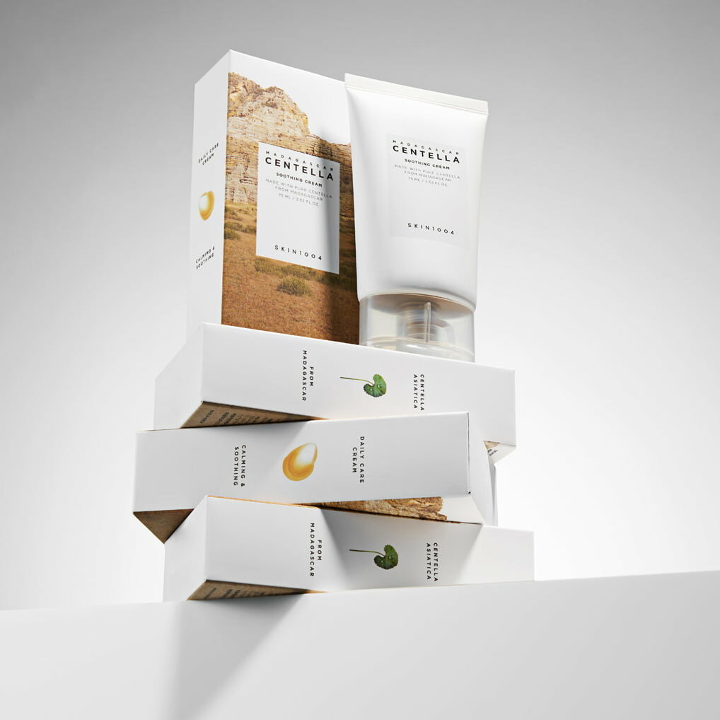 Легкий успокаивающий крем с центеллой SKIN1004 Madagascar Centella Soothing Cream, 75 мл