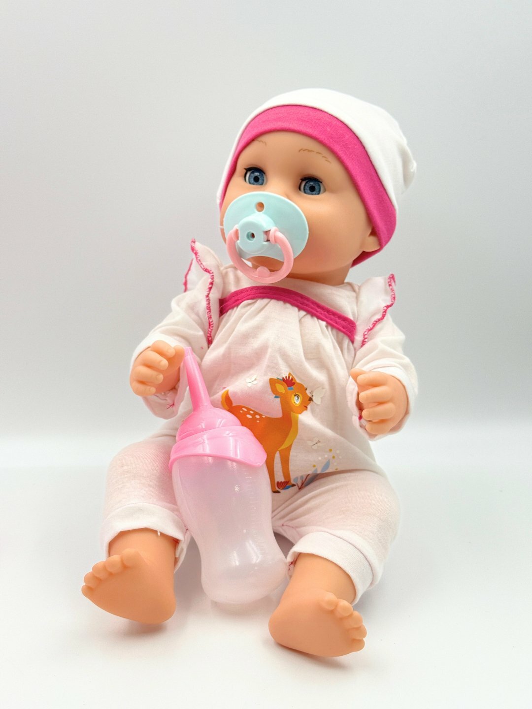 Интерактивная говорящая кукла, пьет, для девочек, высота 30 см — фото 1
