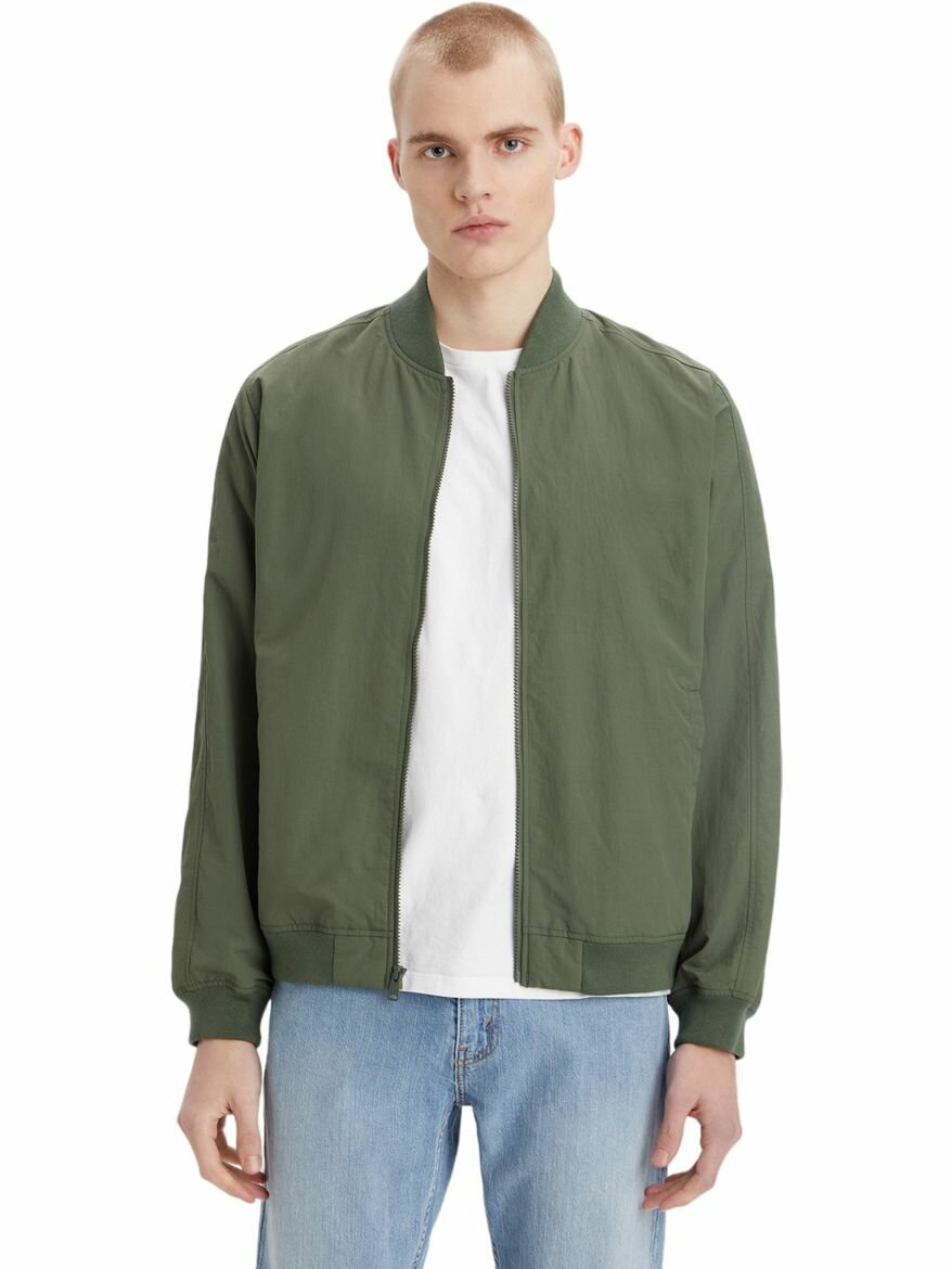 Бомбер Levi's Men Oceanview Flight Jacket, размер L, зеленый,
