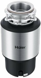 Измельчитель пищевых отходов Haier HDM-1155S , нержавеющая сталь, 11 л, беспроводной выключатель