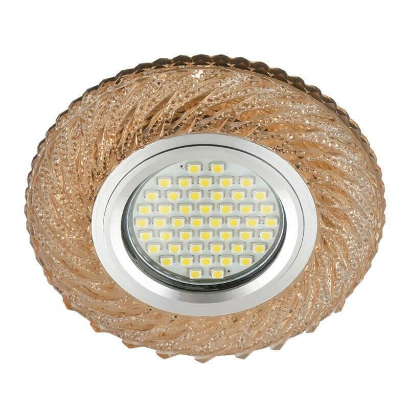 Fametto Встраиваемый светильник Fametto Luciole DLS-L137 Gu5.3 Glassy/Tea