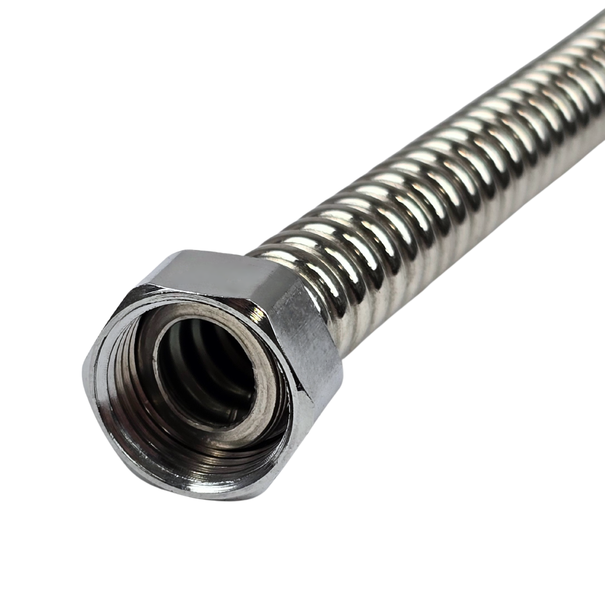 Latuno Сильфонная подводка из нержавеющей стали для воды AquaLine 50 см G1 2  ALCH50G1 2