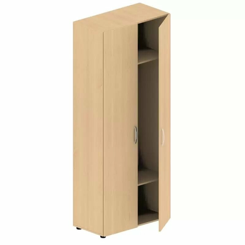 Мебель для школы MET-Школа Шкаф закрытый широкий 80x42x195 бук