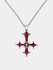 Ожерелье с подвеской в виде красного креста