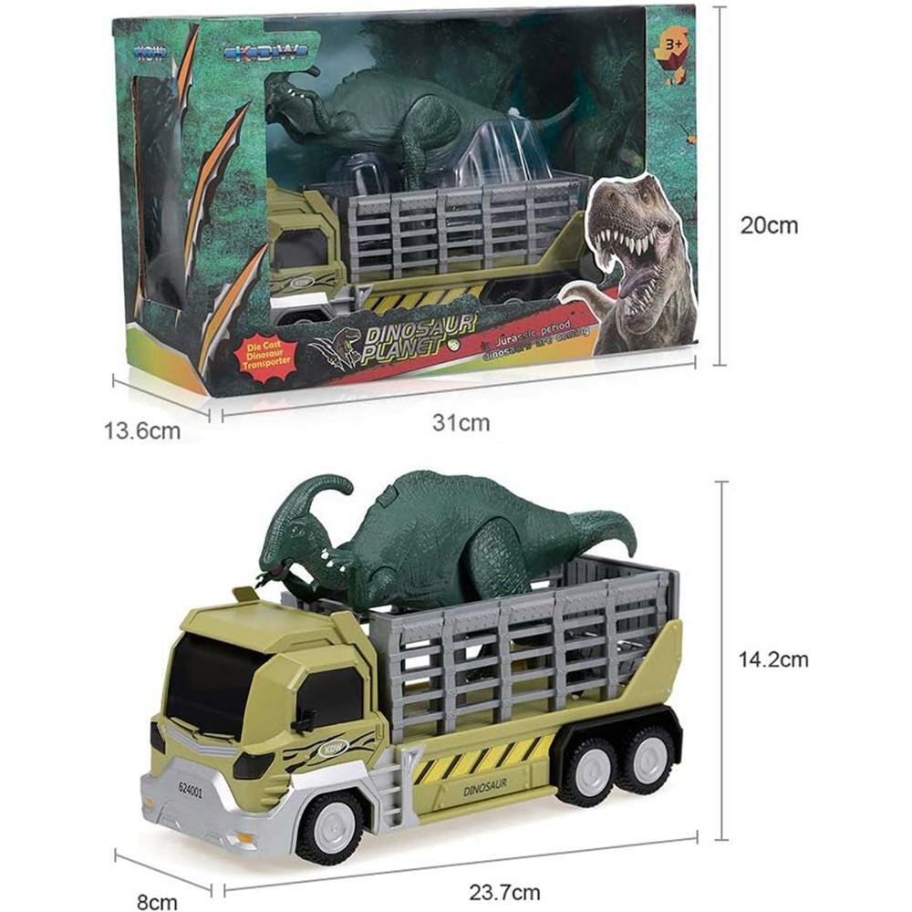 Игрушечный автомобиль "Динозавр" LR44, металл, пластик, масштаб 1:75, с батарейками