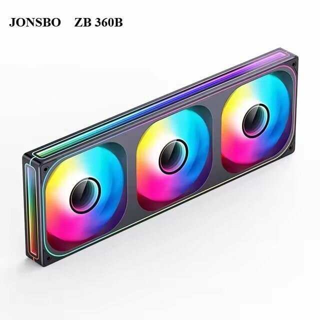 JONSBO ZB-120/240/360 Вентилятор для охлаждения компьютера Building block fan ARGB 12-сантиметровый соединенный вентилятор шасси ZA120