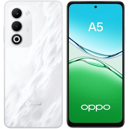 Смартфон Oppo A5 (2025) 8/256GB Белый