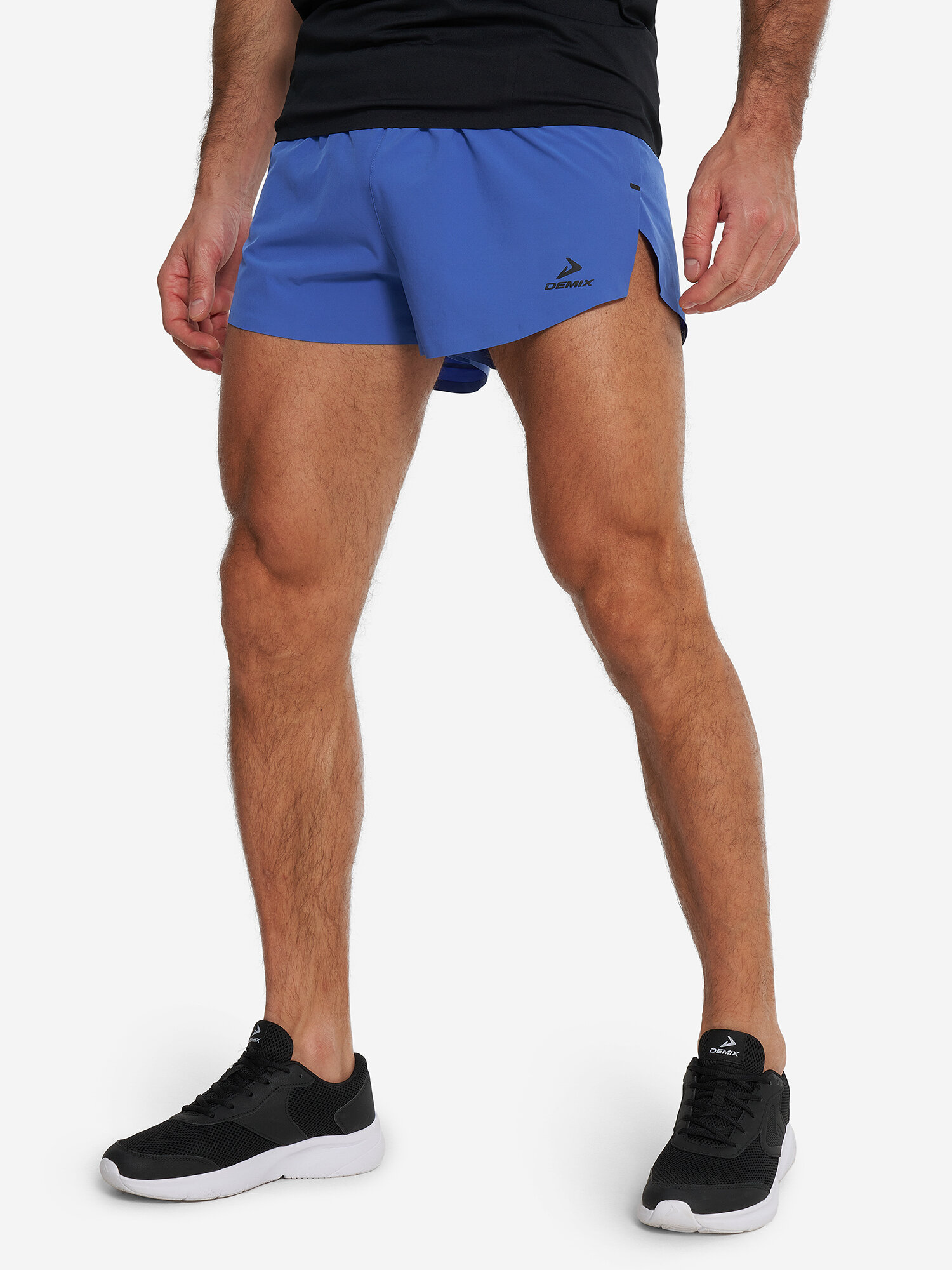 Шорты спортивные Demix M D Running LD Shorts размер 56-58 синий/черный
