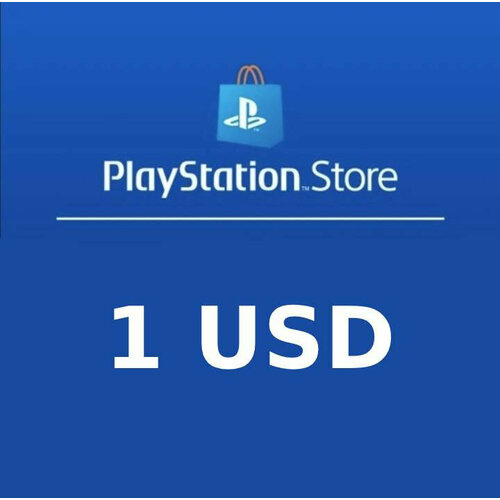 Карта пополнения кошелька счета PSN 1 Доллар (USD) на PS4/PS5 (Цифровой код, США)
