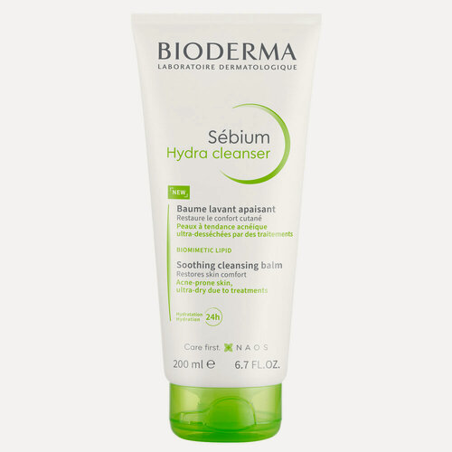 Изображение товара Bioderma Себиум Hydra Успокаивающий очищающий бальзам 200мл