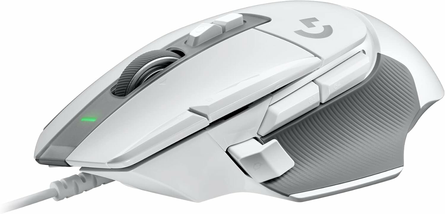 Игровая проводная мышка Logitech G502 X, 25600 DPI, 13 кнопок white