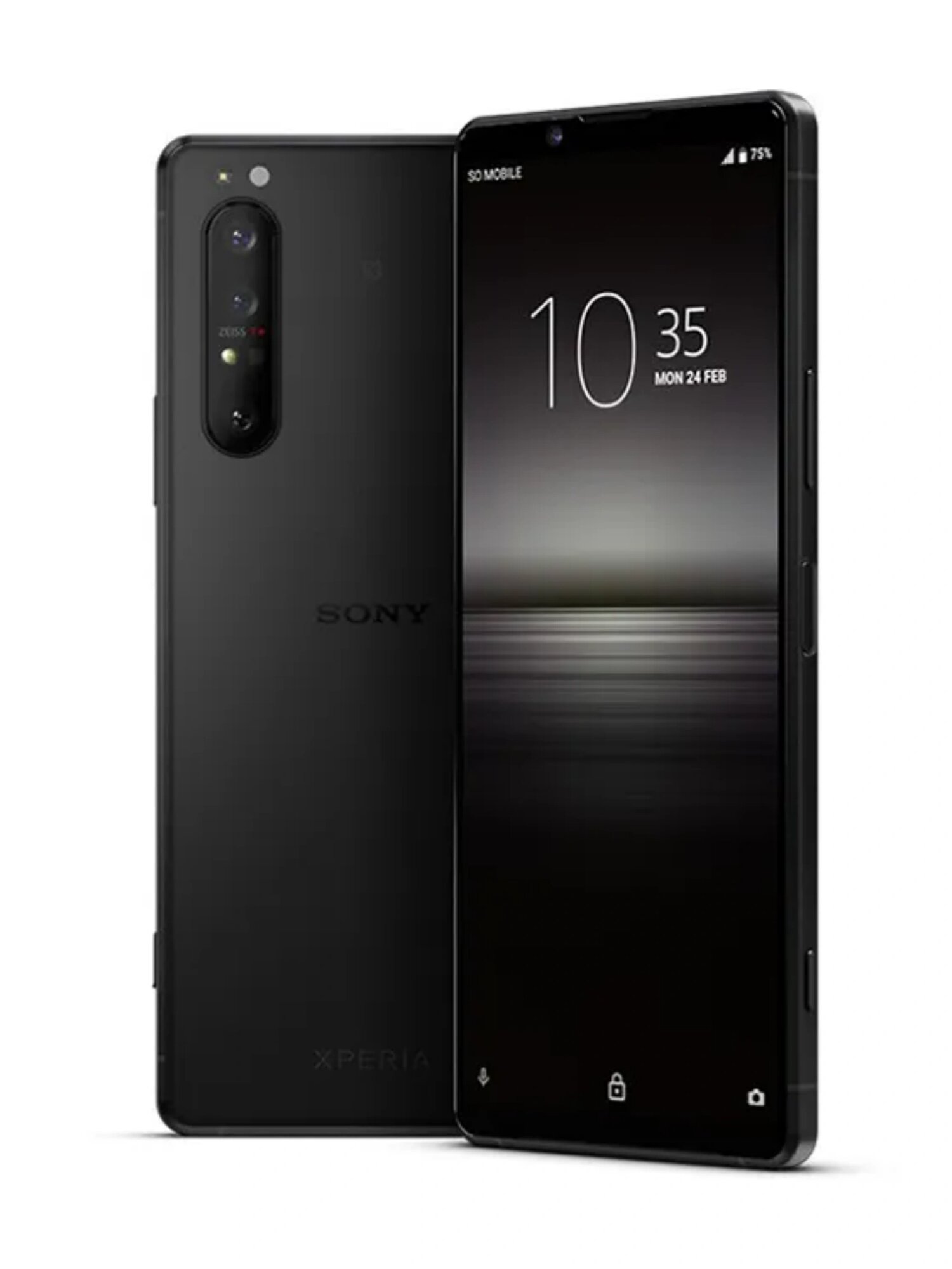 Смартфон Sony Xperia 1 ii XQ-AT52 Global Version Dual SIM 12/256 ГБ , русский, google play черный
