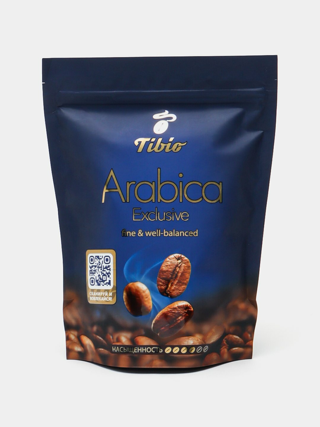 Кофе Tibio "Arabica Exclusive", 150г, насыщенный аромат и вкус