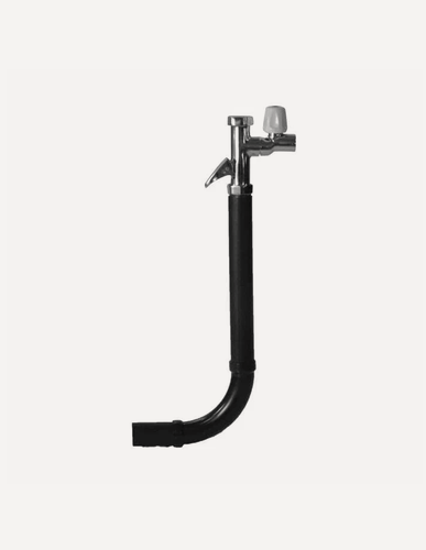 Изображение товара Кран смывной для чаши Генуя КрС-20 трубка ПВХ, рычаг, с вентилем Тула