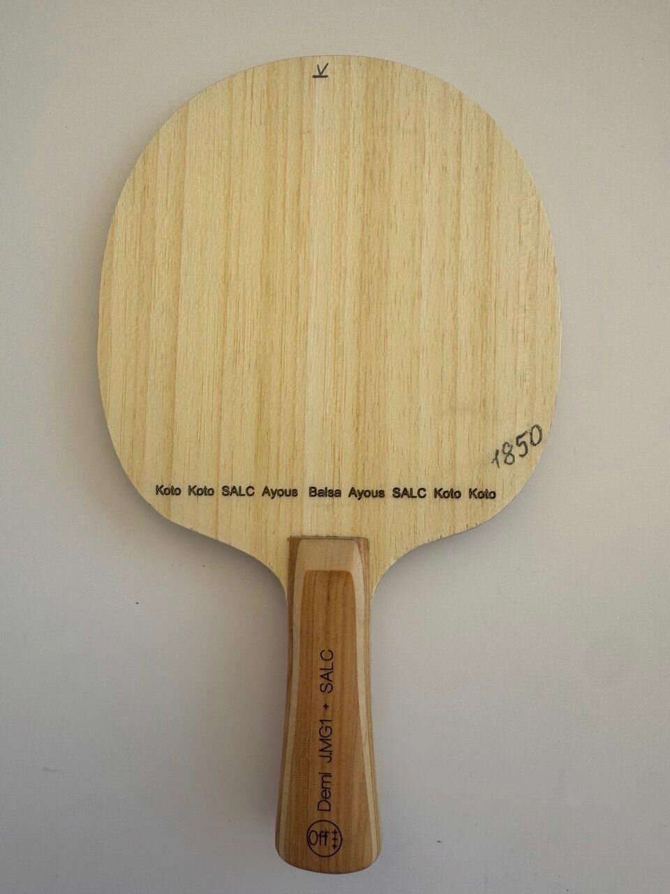 Основание ракетки Demi J. MG1+SALC OFF+++. Форма лопасти круглая - B2