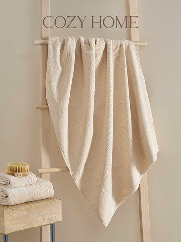 Изображение товара Полотенце махровое "Винченца/Vincenza"70х130, кремовый