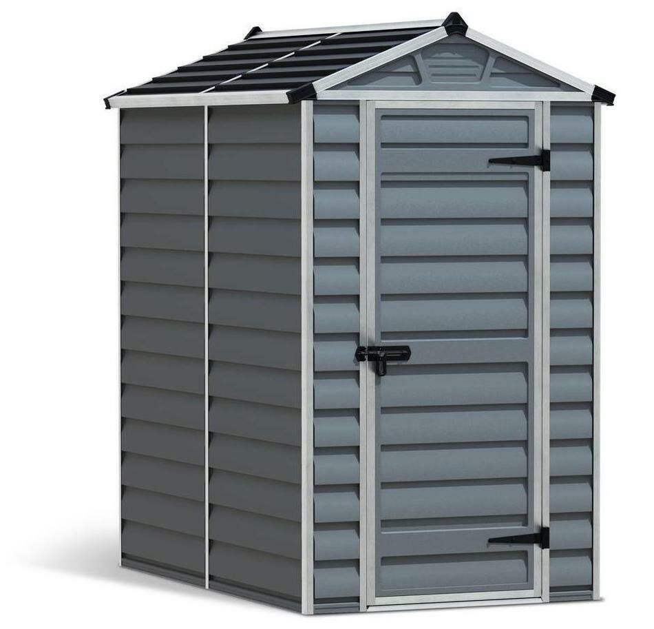 Сарай из поликарбоната Palram SkyLight 4x6 grey