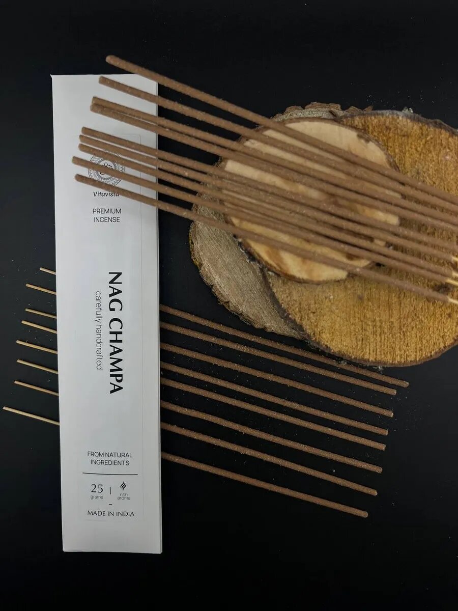 Аромапалочки "НАГ чампа" AROMA MOOD ", Благовония палочки Премиум, ручная работа, для йоги и медитации — фото 1