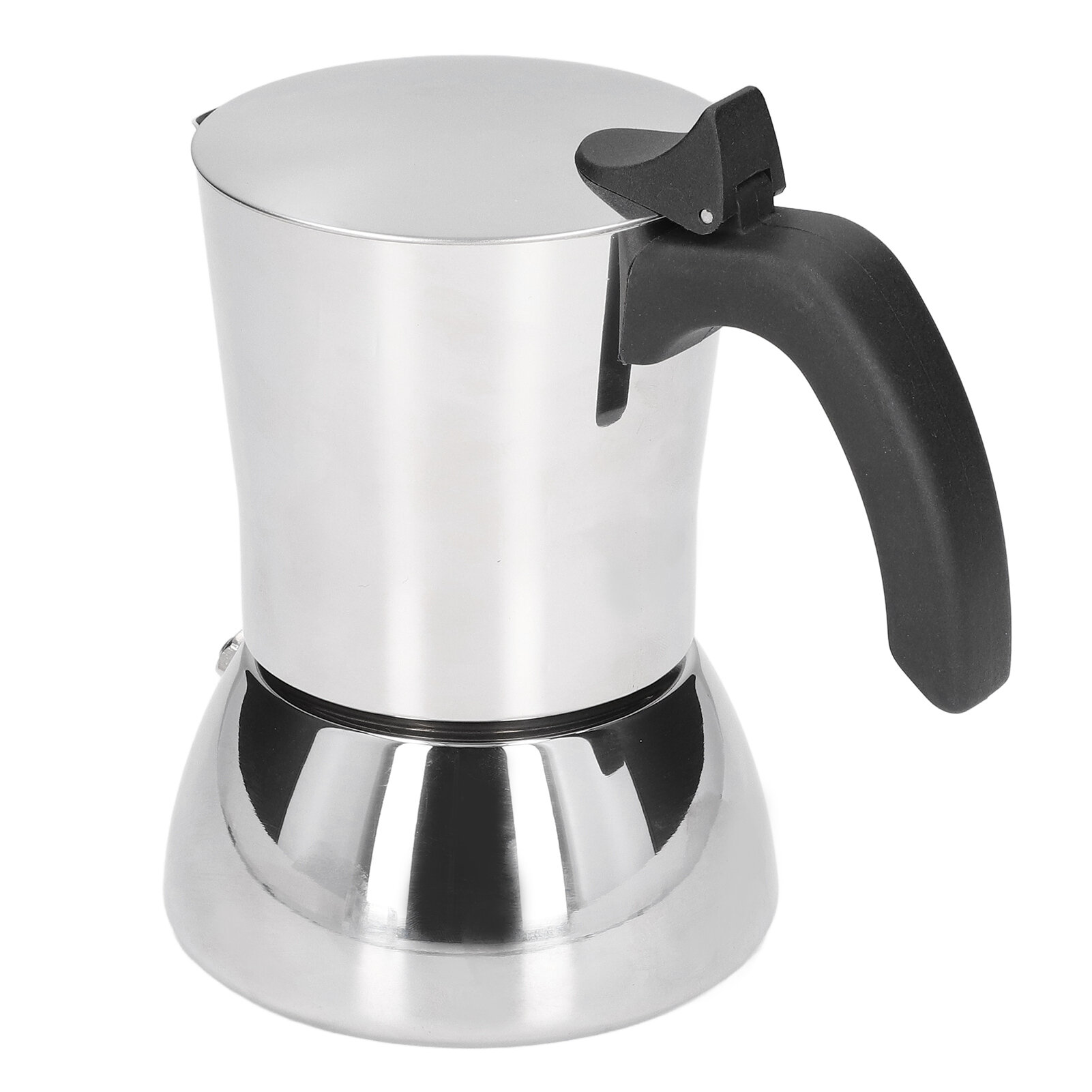 Мокка-горшок из нержавеющей стали для удобного и быстрого приготовления кофе в путешествиях и дома