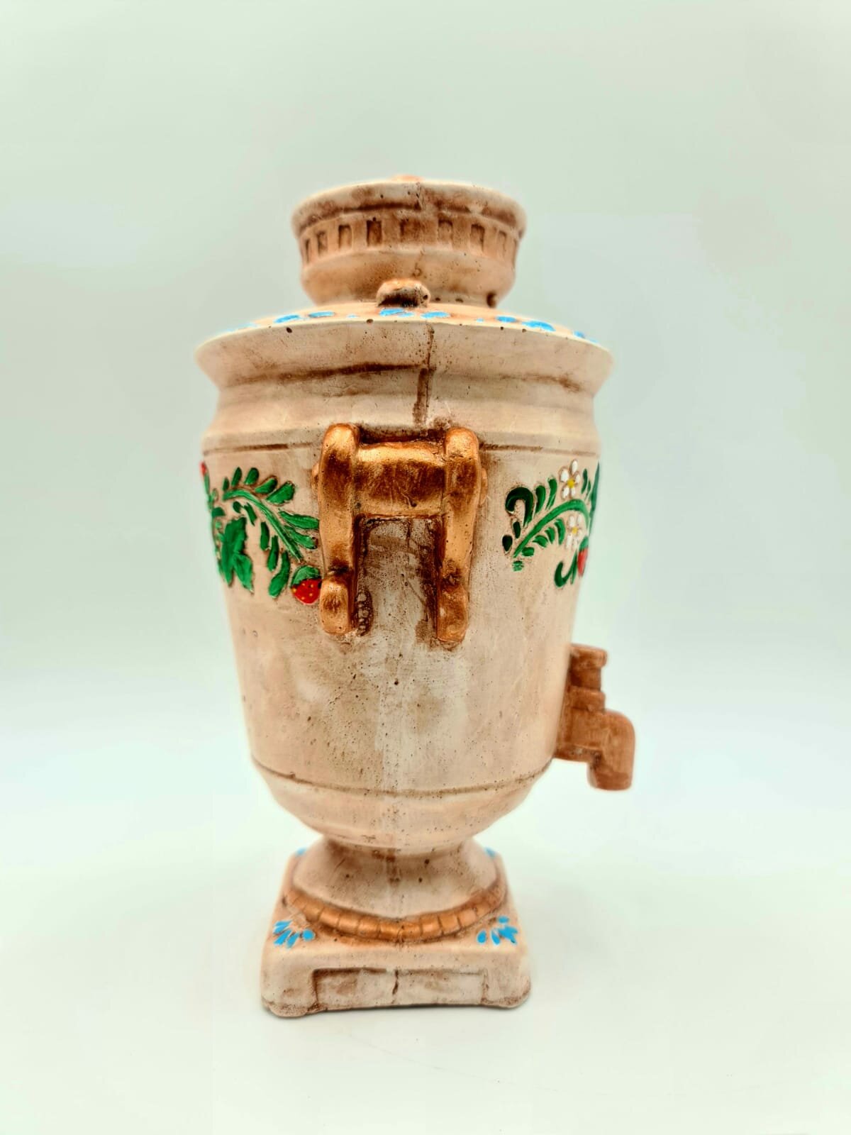 Копилка Русский самовар ручной работы от бренда Present61 из полистоуна — фото 1