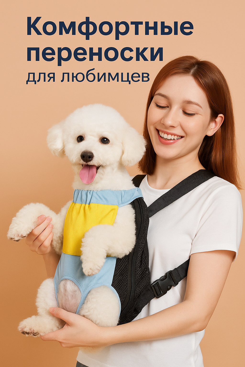 Рюкзак-переноска "Комфорт и безопасность", для кошек и собак