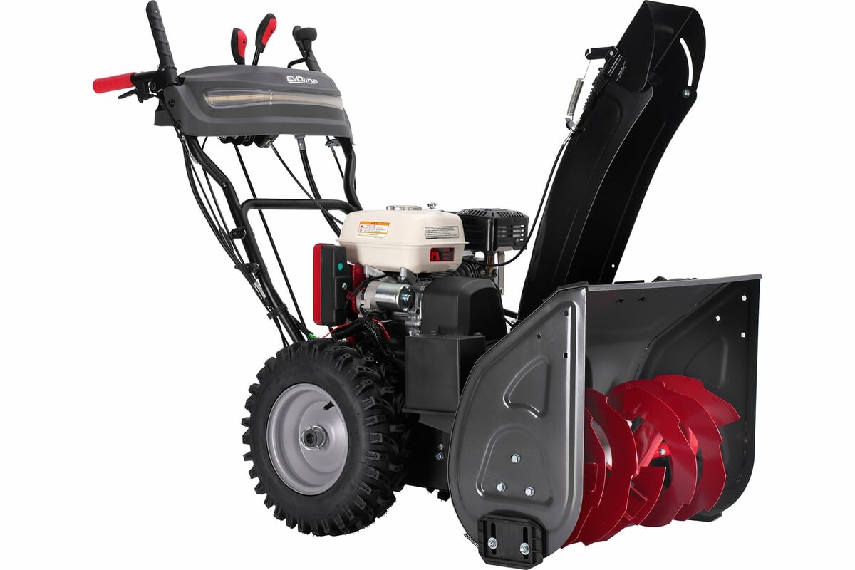 Снегоуборщик бензиновый EVOline SBG 610 HE двигатель Honda 5.5 л. с 52х61 см 6 вперед/2 назад фара подогрев ручек