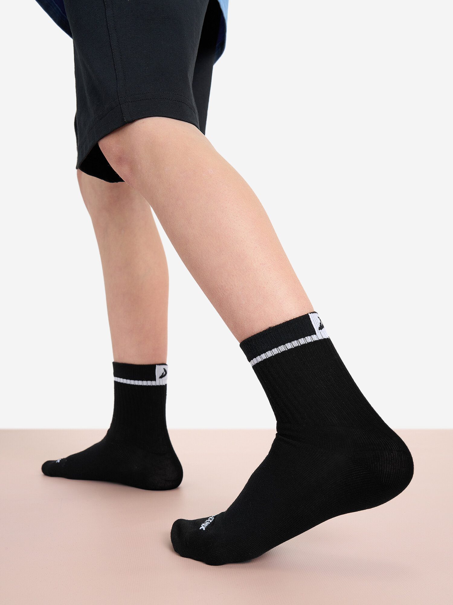 Носки Demix размер 34-36, черный/серый — фото 1