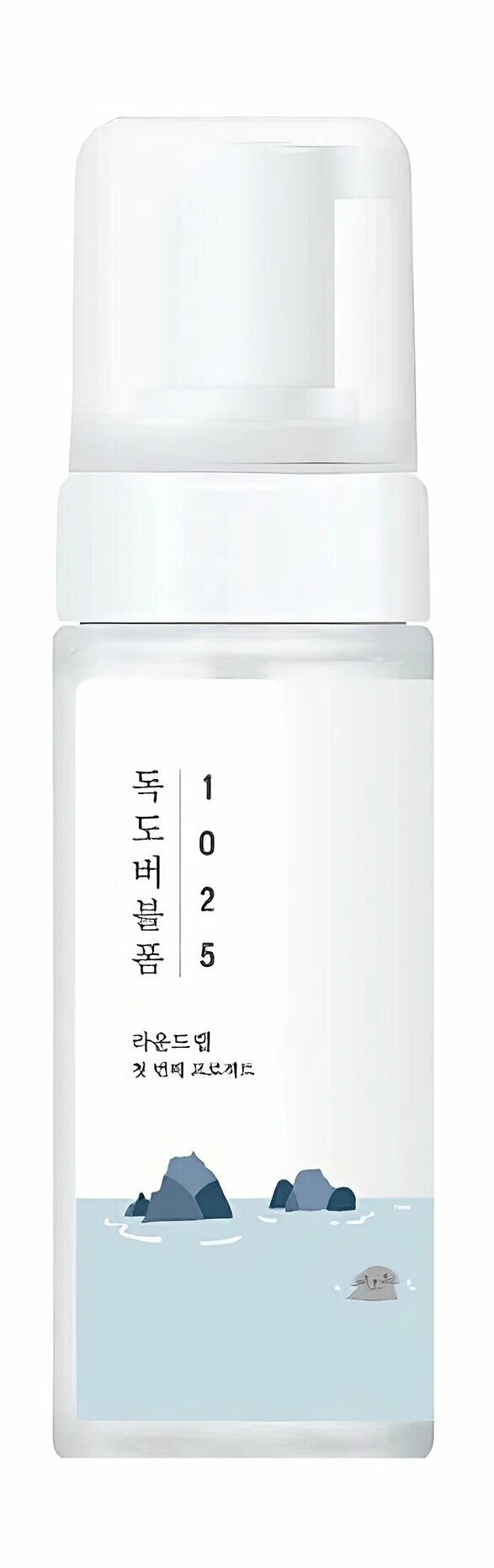 Пенка для умывания от чёрных точек Round Lab 1025 Dokdo Bubble Foam 150 мл