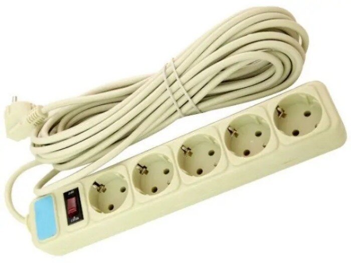 Удлинитель SVITTEX SV-013 10 м. с сетевым фильтром
