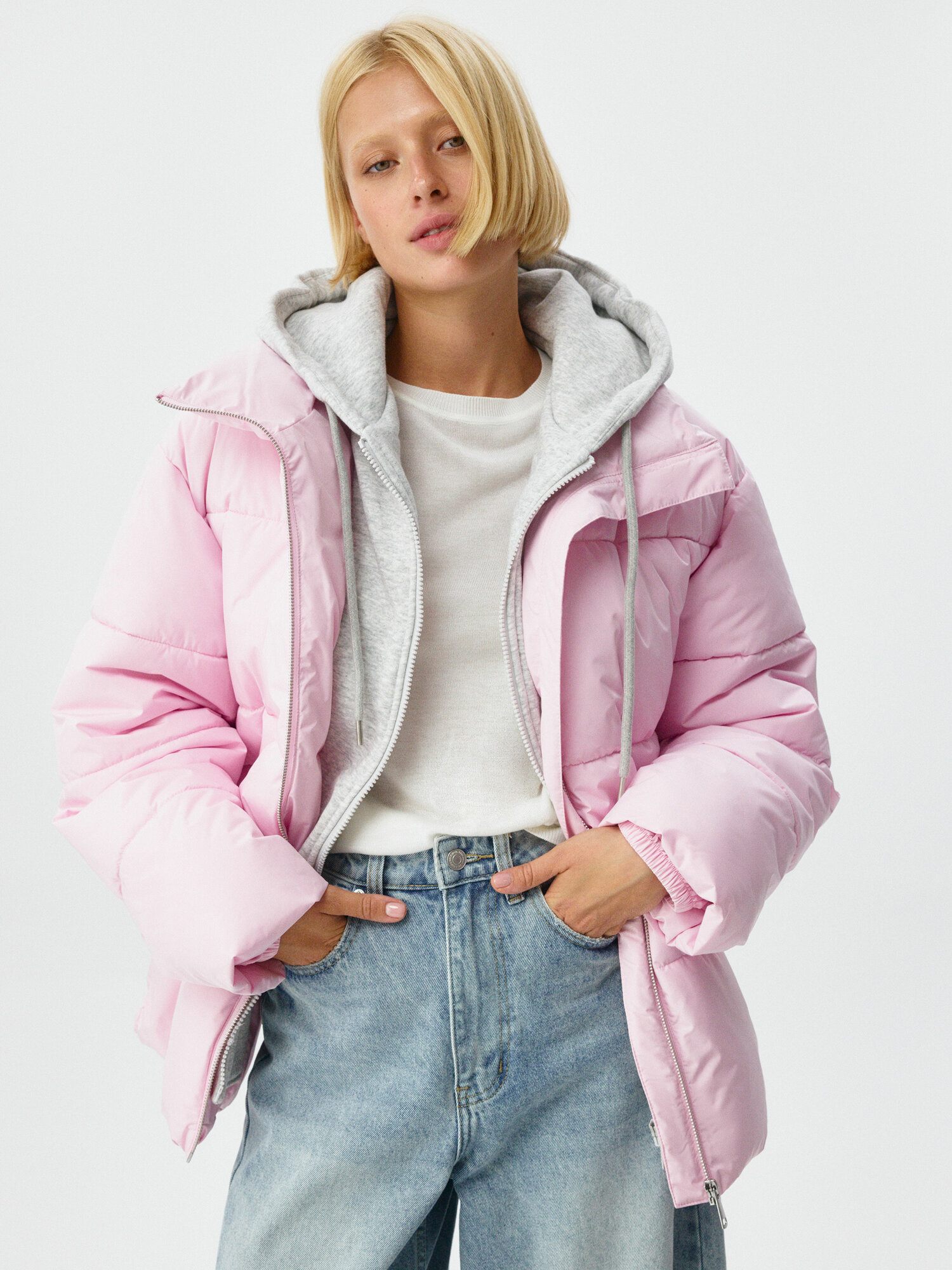Куртка Sela размер S розовый
