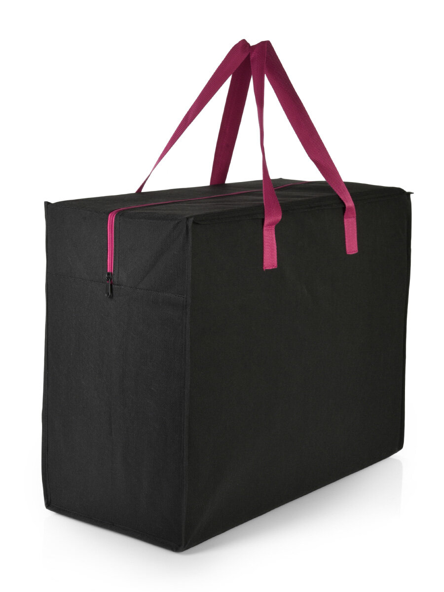 Сумка-баул HAYDER 75 л 28х46х60 см бордовый черный