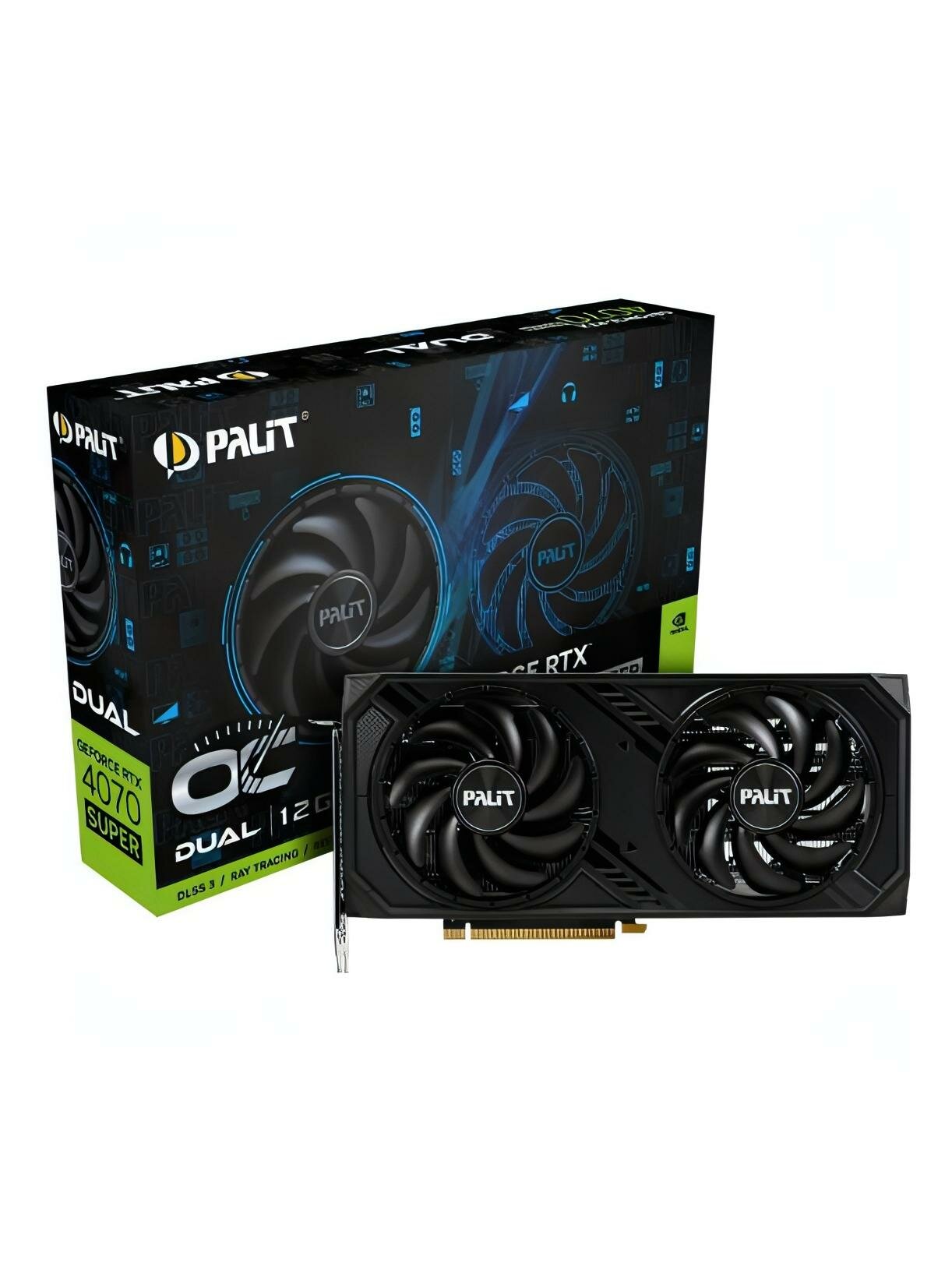 Видеокарта Palit RTX 4070 SUPER Dual OC (NED407SS19K9-1043D)