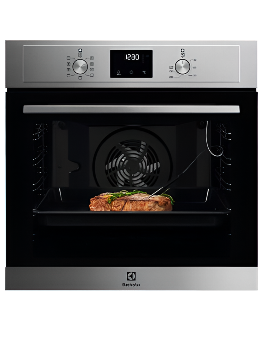 Электрический духовой шкаф Electrolux EOF3H71X независимая установка гидролизная очистка