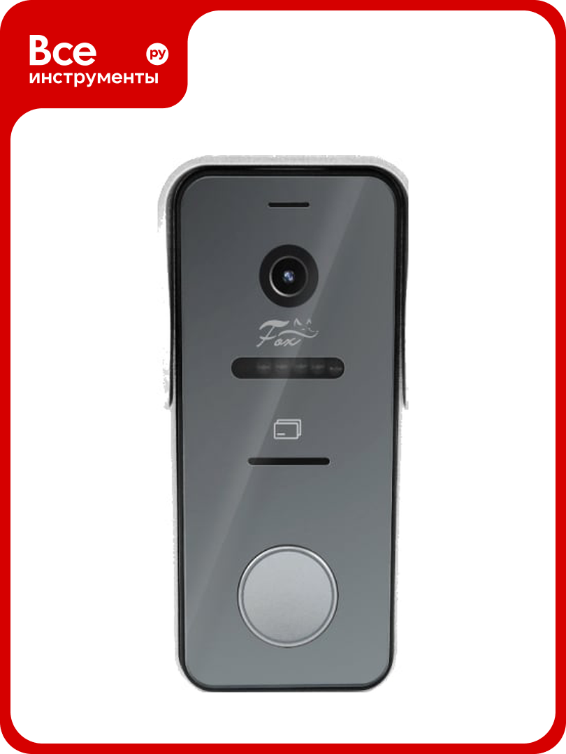 Вызывная AHD видео панель FOX 1080p считыватель Mifare FX-CP38A графит