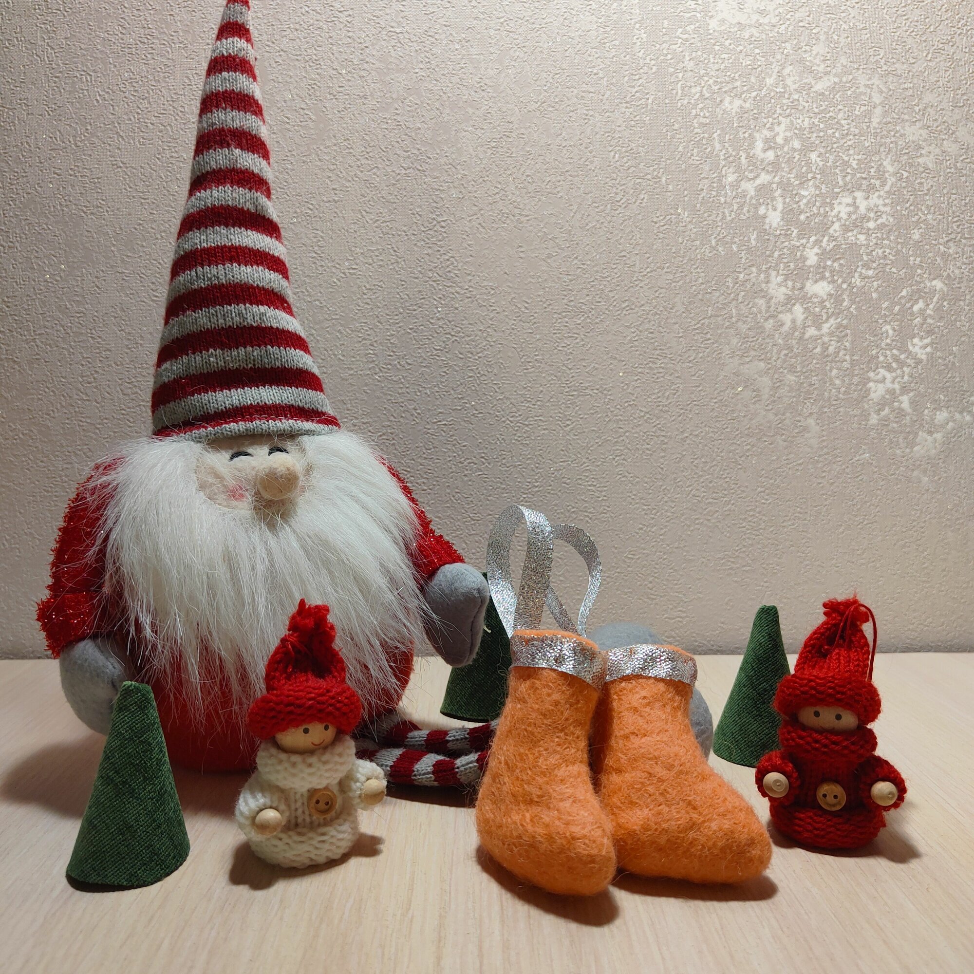 Подарочный набор Маррисолька, с валенками и пряником, ручная работа, 100 г — фото 1