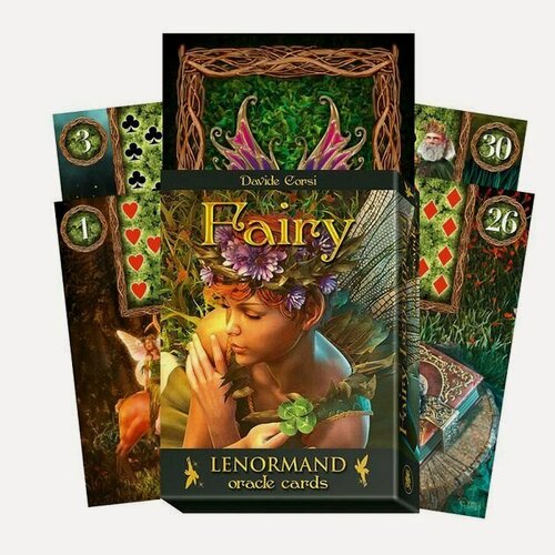 Изображение товара Карты Таро Fairy Lenormand Oracle Lo Scarabeo / Таро Феи Оракул Ленорман