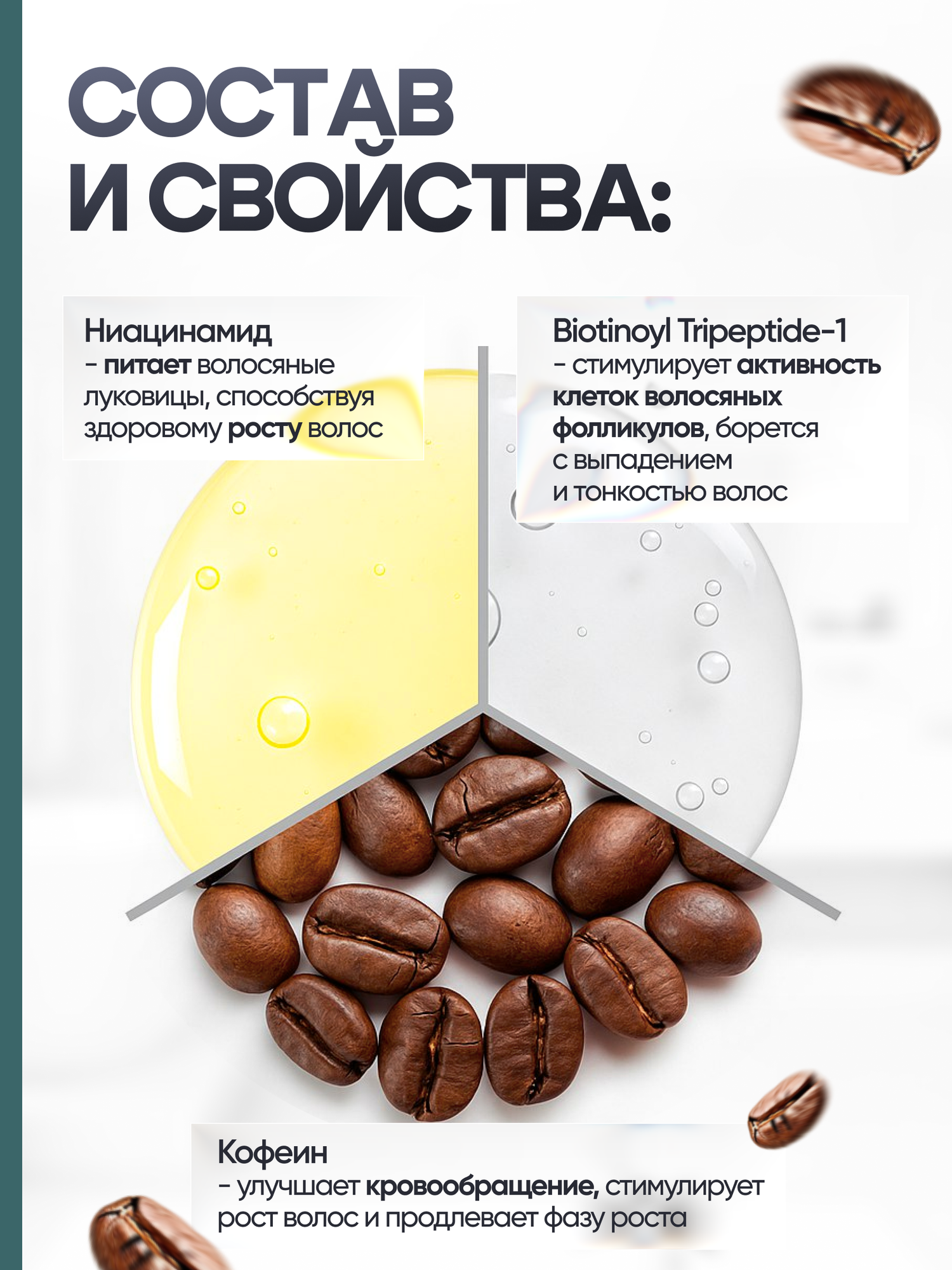 MOREL. Сыворотка для волос и бороды, стимулятор роста, 30 мл — фото 1