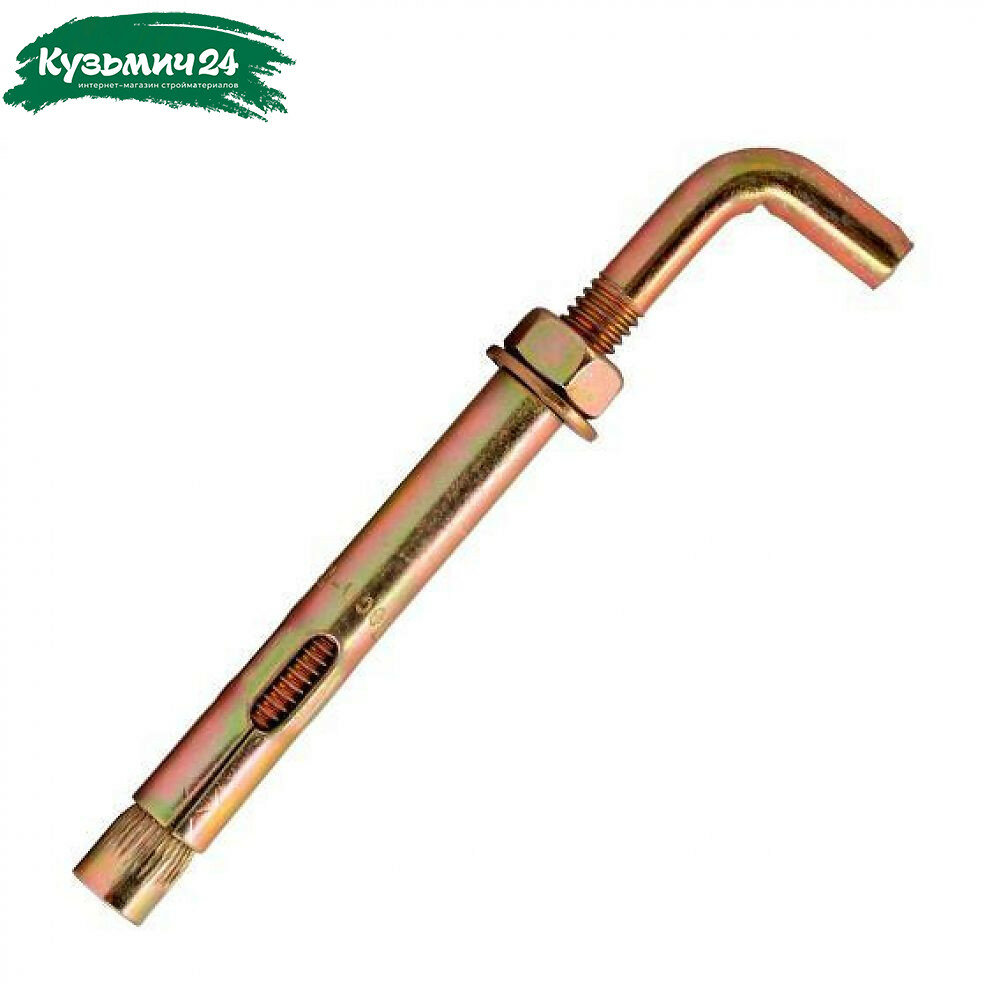 Анкерный болт с Г-образным крюком 10х80 мм