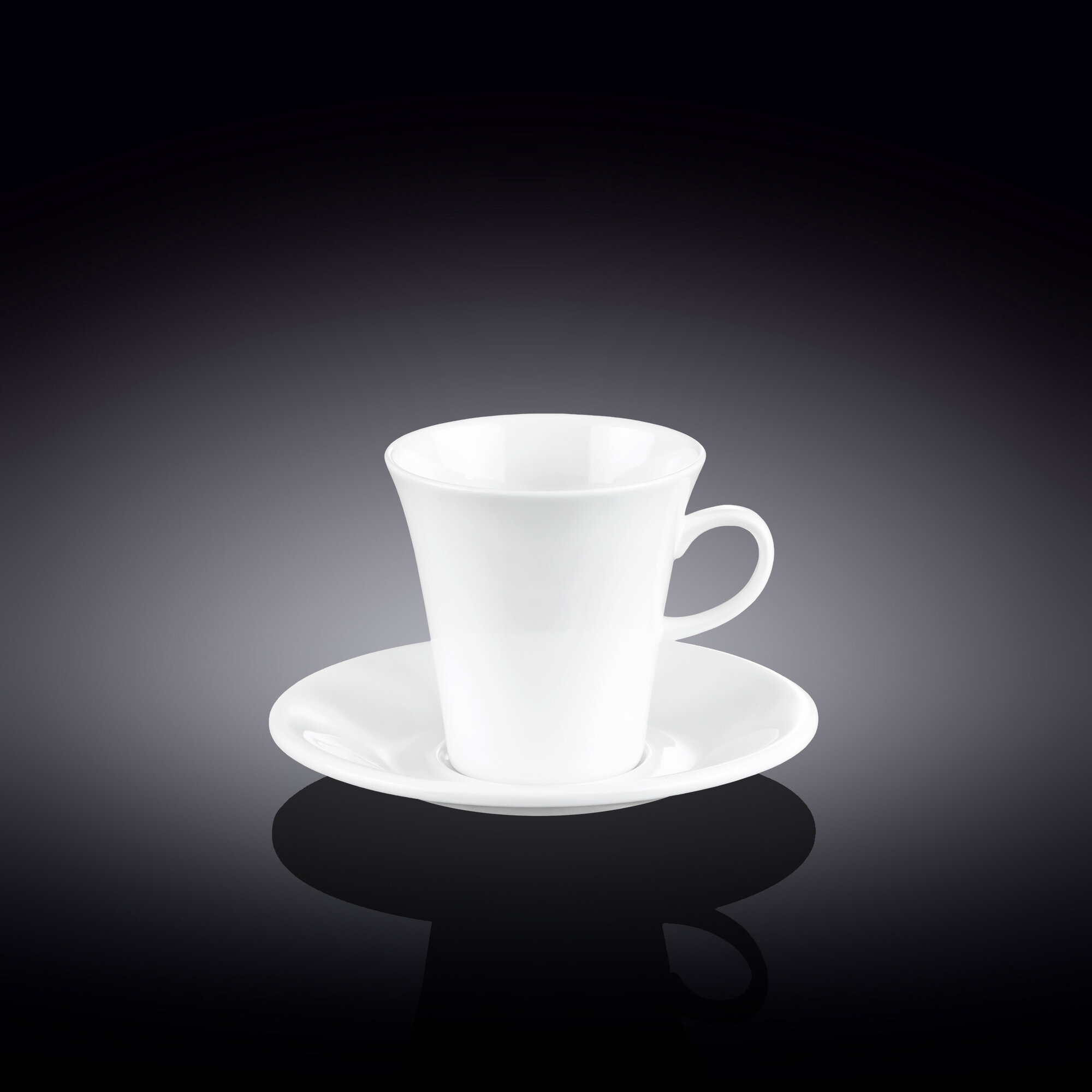 Набор из 4-х кофейных чашек с блюдцами 160 мл WL‑993005/4C