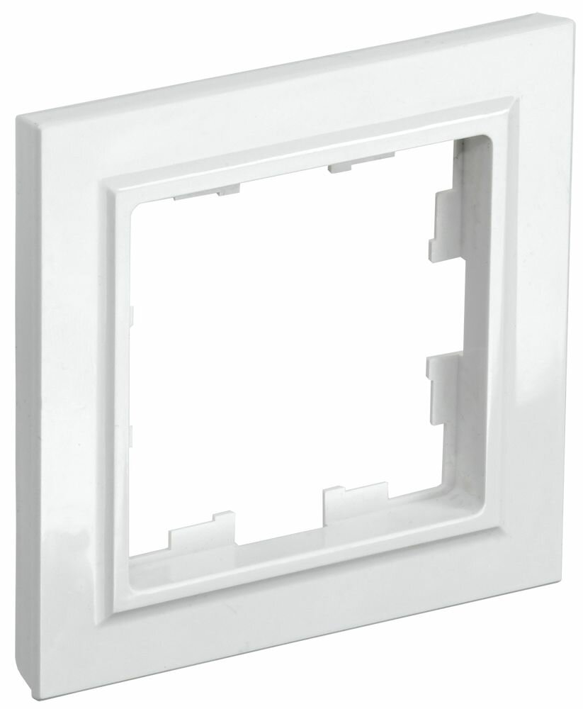 BRITE Рамка 1-мест. РУ-1-БрБ белый IEK