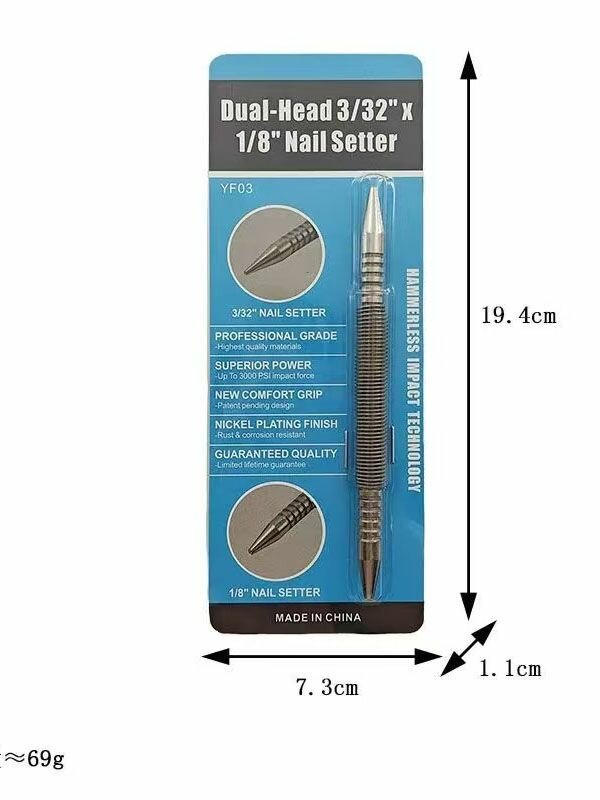 Набор пружинных двусторонних проколов для гвоздей - Punch Punch Подпружиненные маркерные сверла