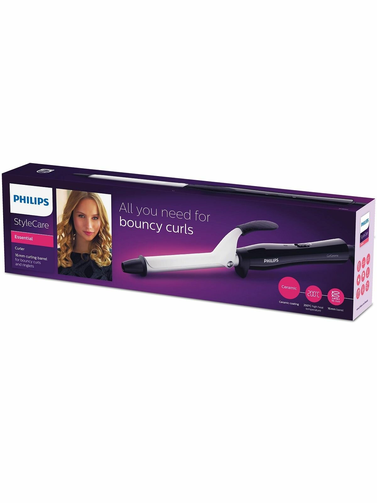 Щипцы для завивки Philips StyleCare Essential BHB862/03 с керамическим покрытием