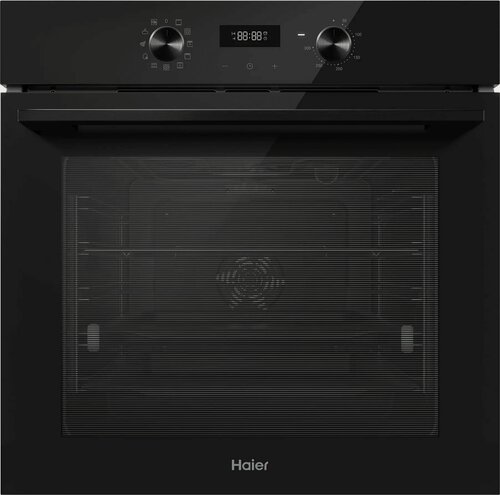 Изображение товара Духовой шкаф Haier HOQ-R2ARN3GB, электрический, объем 78 литров, черный