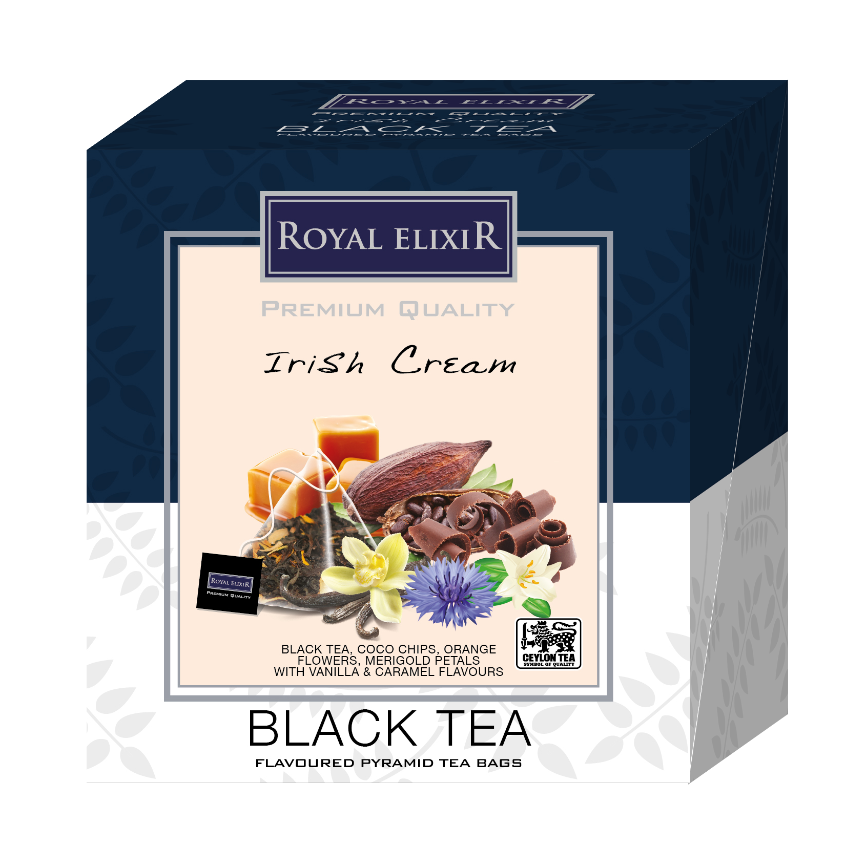 Royal Elixir чай черный Irish Cream в пирамидках, 2 г*20