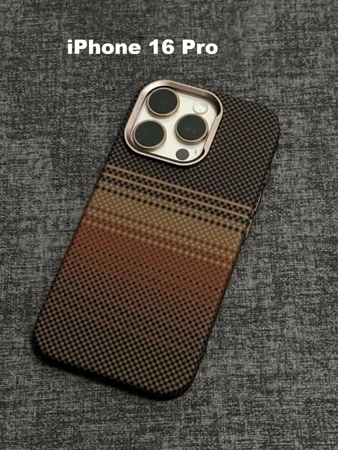 Чехол с карбоновой текстурой, совместимый с, для iPhone 16 Pro