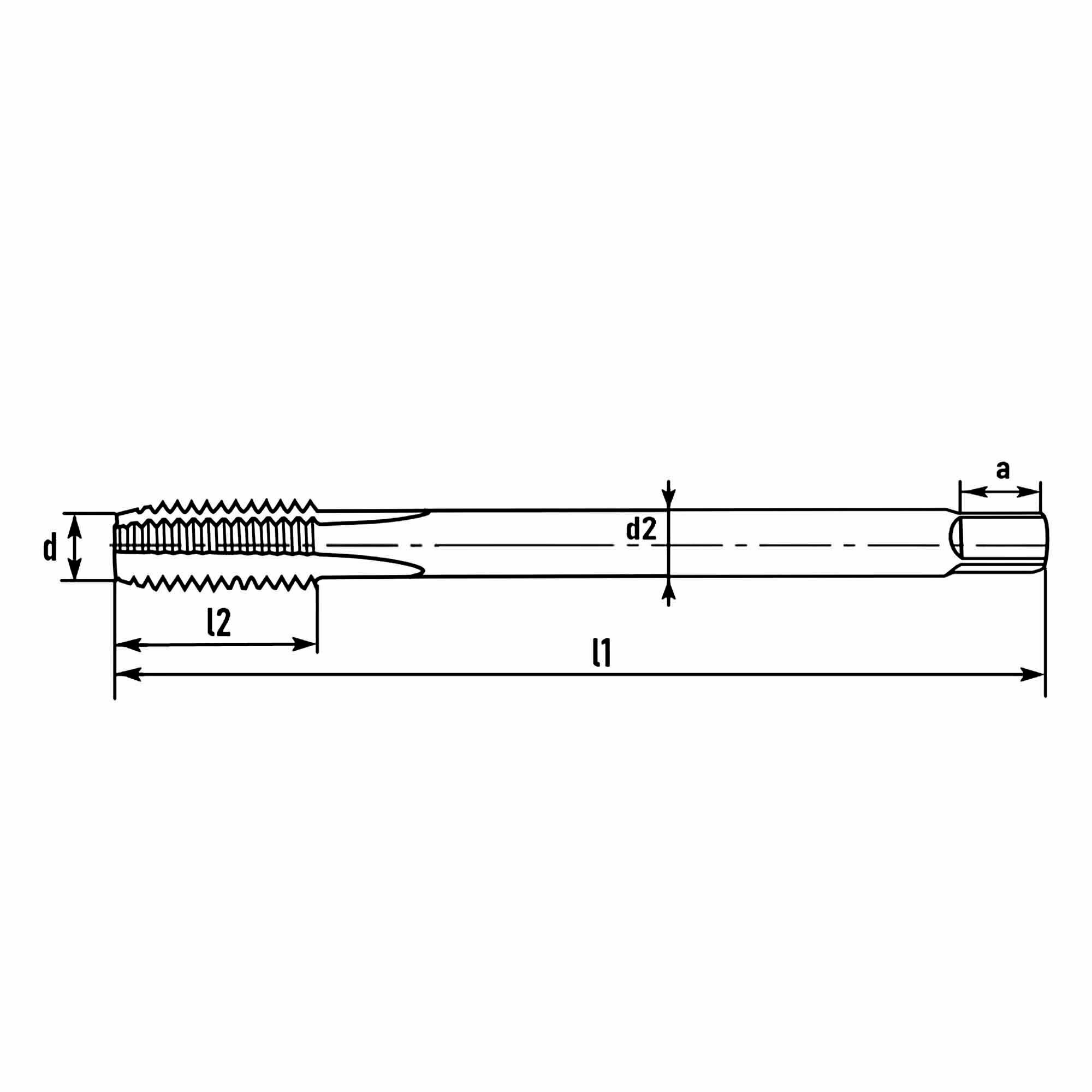 Набор метчиков H-Tools HSS-G DIN2181 6h М22х1,5 235220HT — фото 1