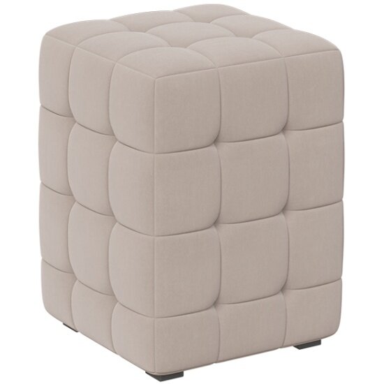 Пуф Трия Аристо Велюр Мокко светлый