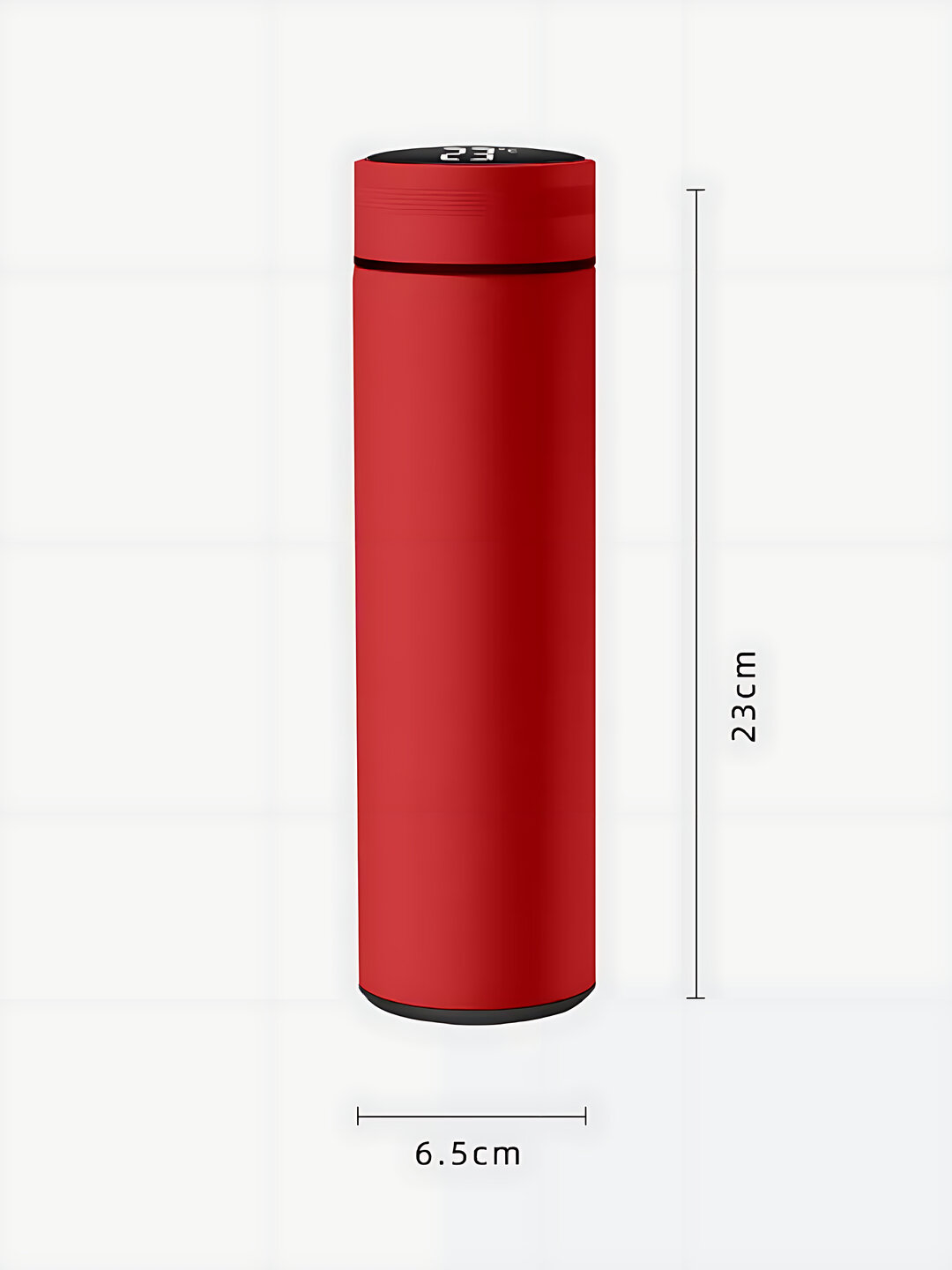 Термос Savdo belgisi "Будь проще.", с датчиком температуры и LED-индикатором, сталь, 500мл