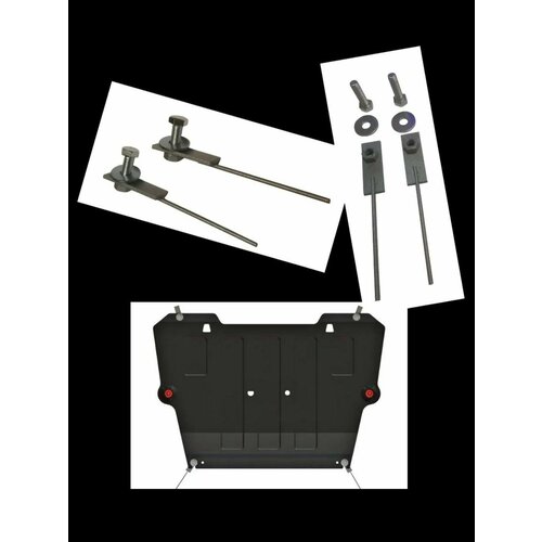 Крепеж защиты картера закладные 2 шт 999fuj10xx Nissan 650₽